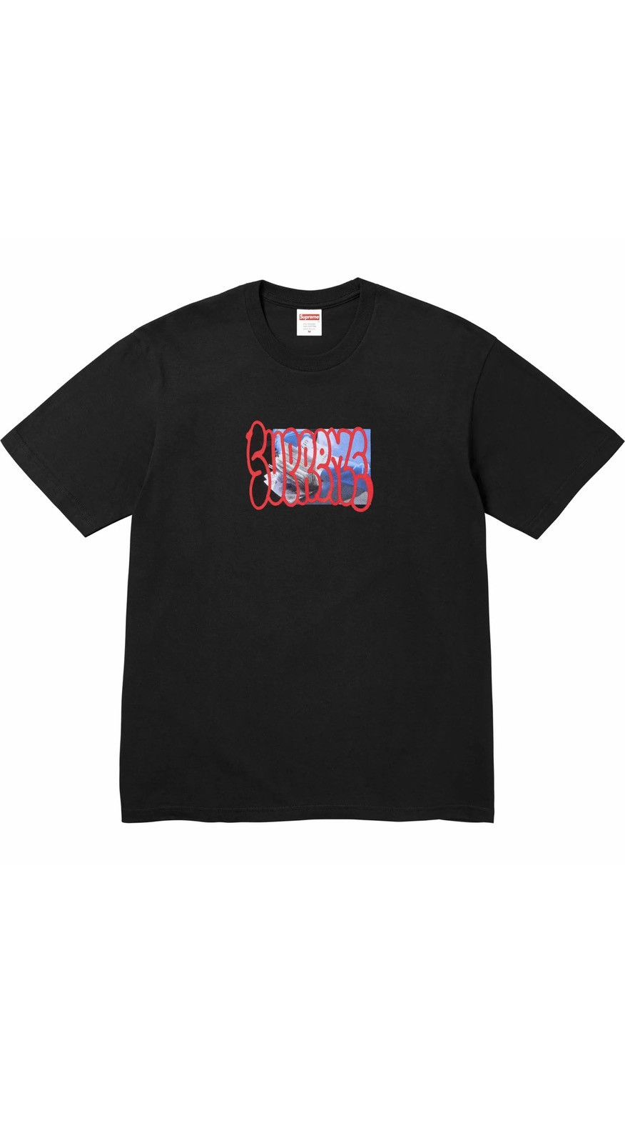 image of Supreme Payment Tee in Black, Men's (Size 2XL)