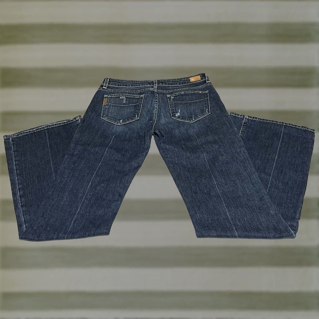 Paige Paige Jeans Womens Bootcut 5-Pocket Distressed Blue 32x34 Regular Size 30" / US 8 / IT 44 - 1 Thumbnail