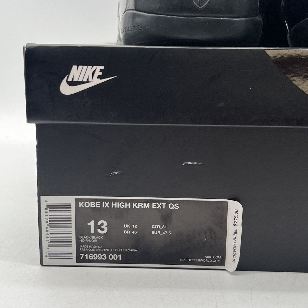 Nike Kobe 9 high black mamba Size US 13 / EU 46 - 6 Thumbnail