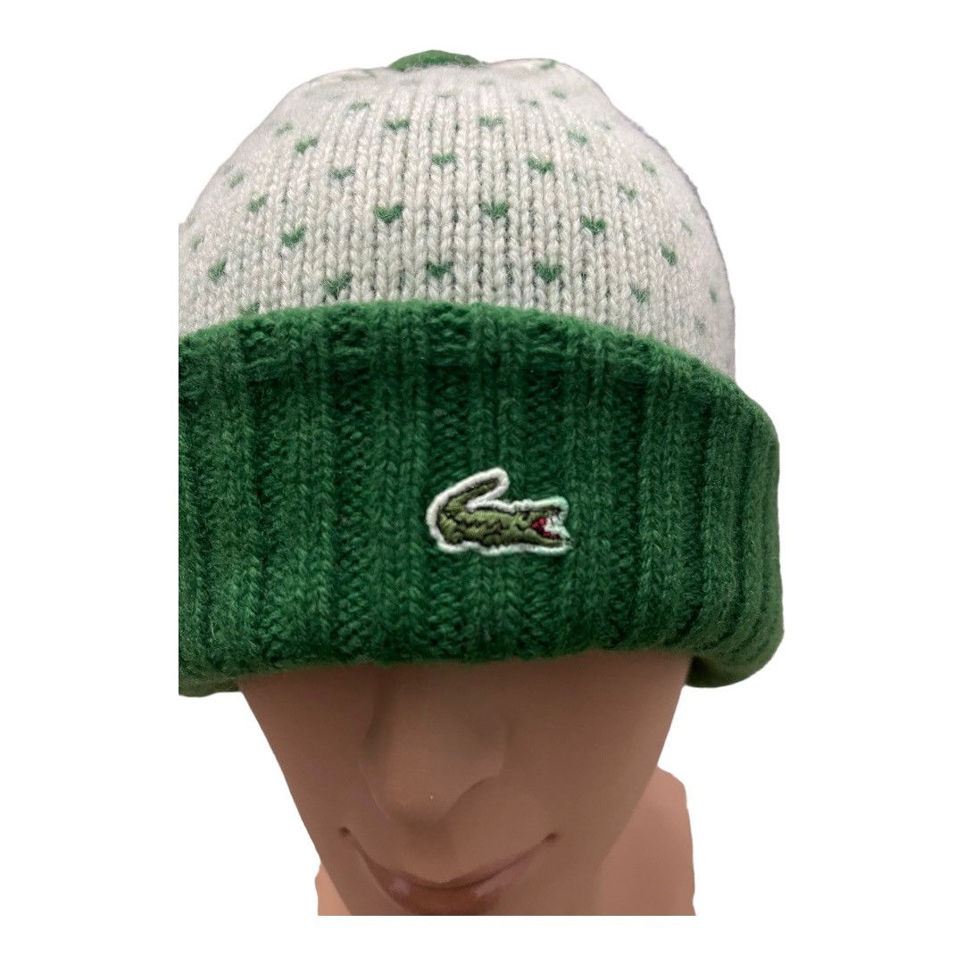 Lacoste Vintage Lacoste Beanie Hats Size ONE SIZE - 3 Thumbnail