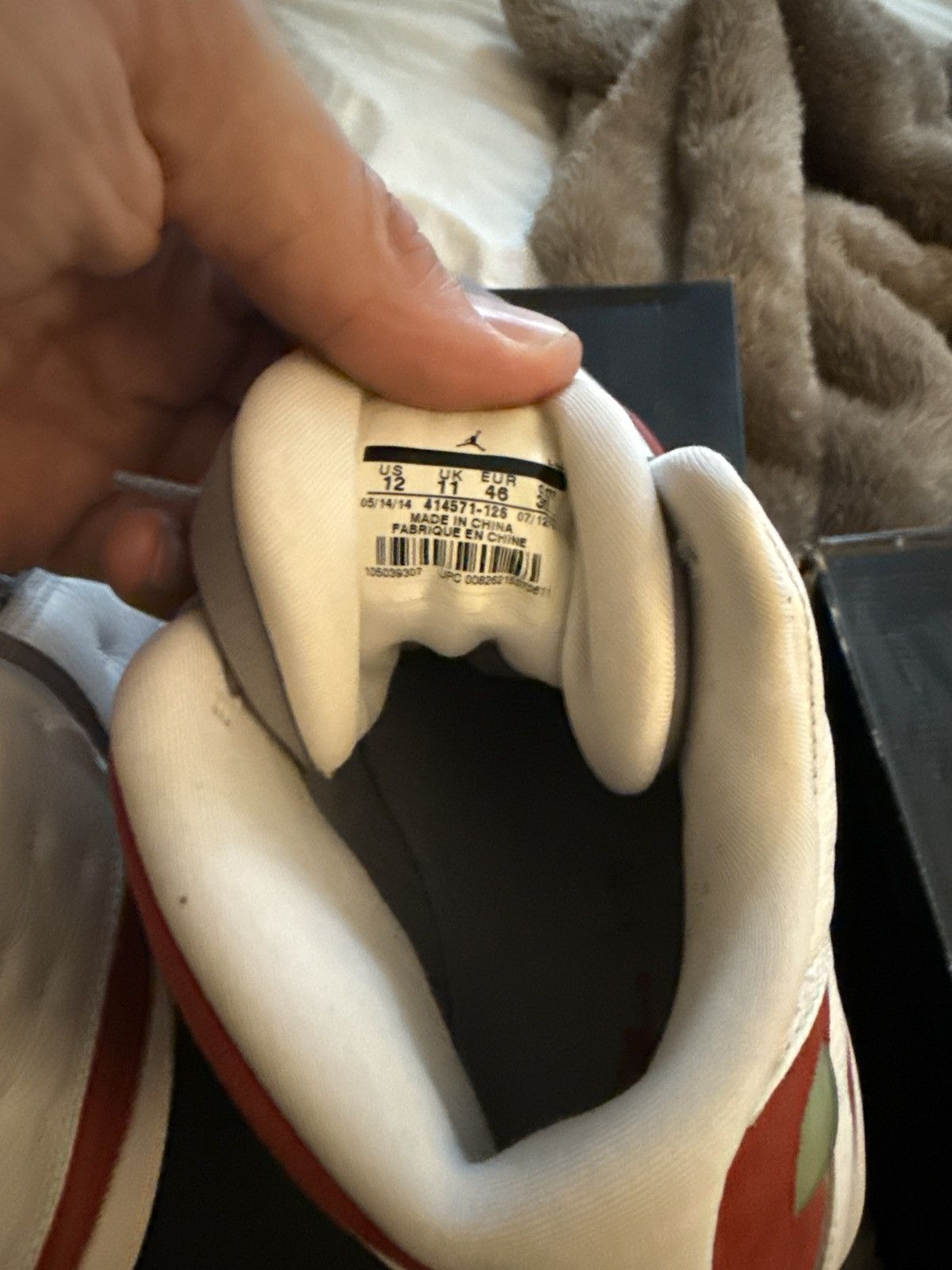 Jordan Brand Grey toe 13 Size US 12 / EU 45 - 6 Thumbnail