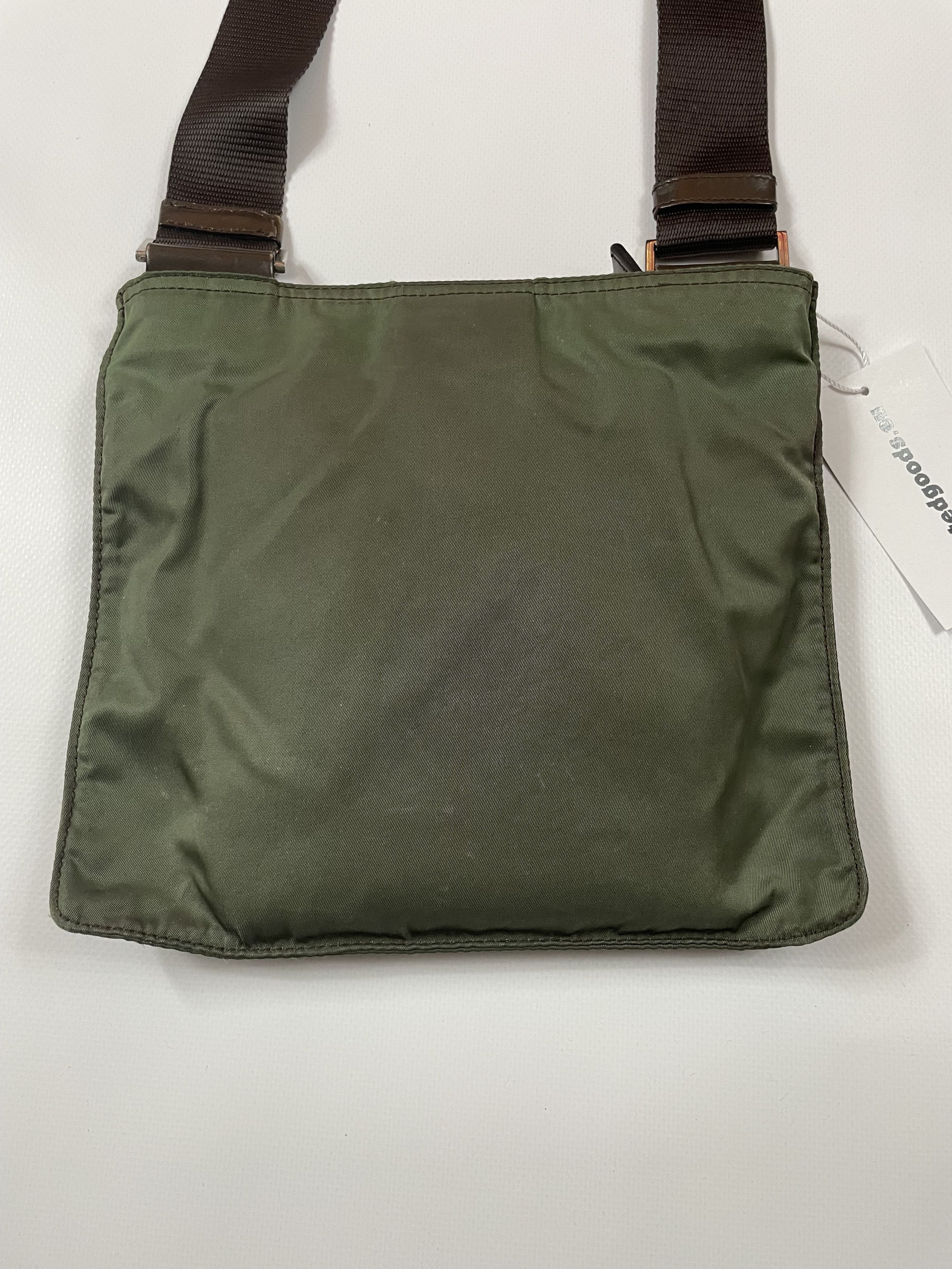 Prada Prada nylon triangle logo small shoulder crossbody bag Size ONE SIZE - 2 Thumbnail