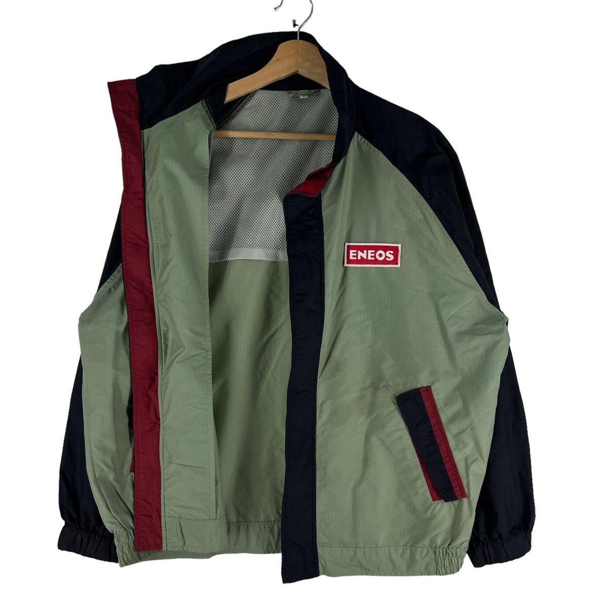 Sports Specialties 🔥VINTAGE BOMBER JACKET ENEOS RACING BIG LOGO SPELL OUT Size US L / EU 52-54 / 3 - 8 Thumbnail