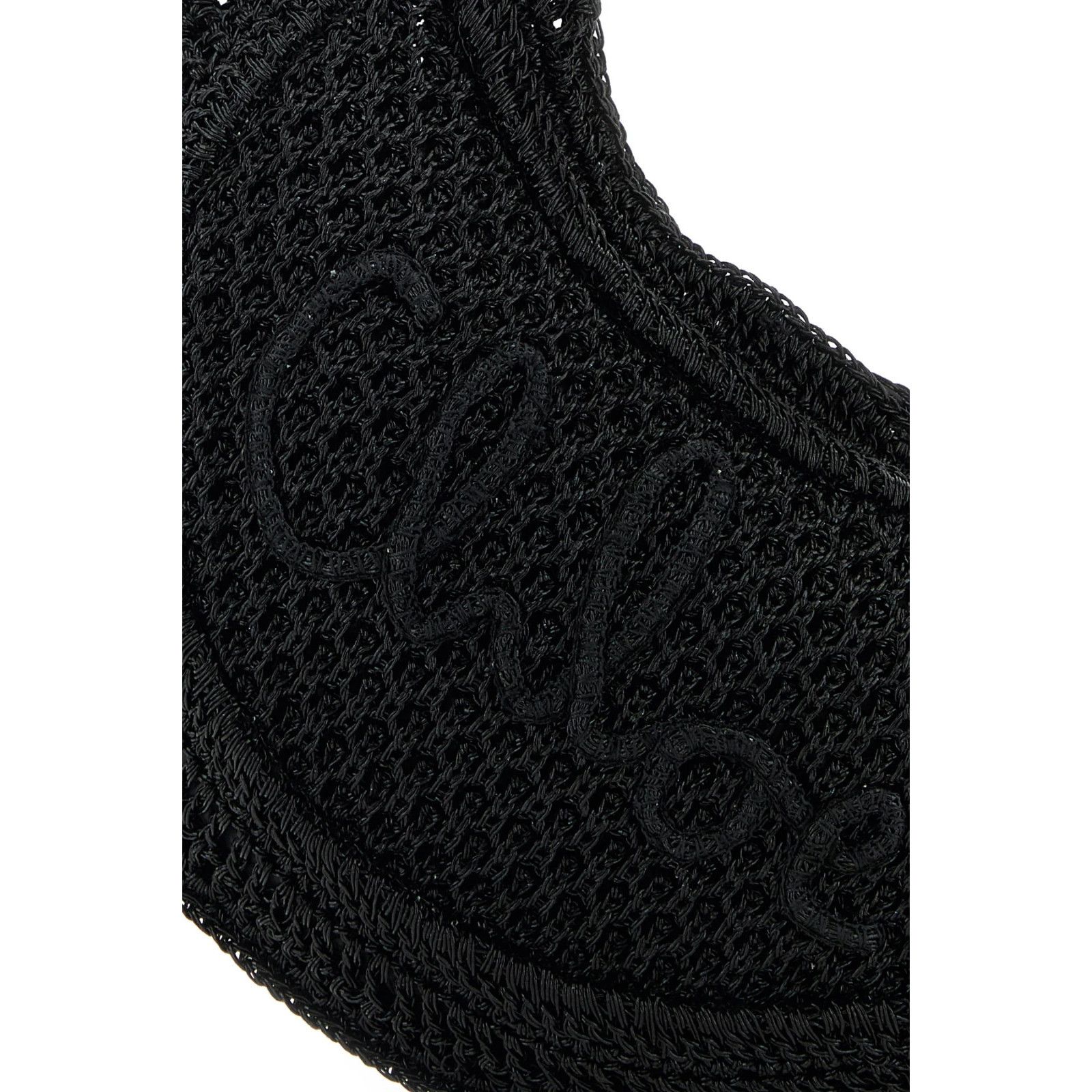 Chloe Chloe Summer Banana Mini Black Raffia Top Handle Bag New & A Size ONE SIZE - 4 Thumbnail