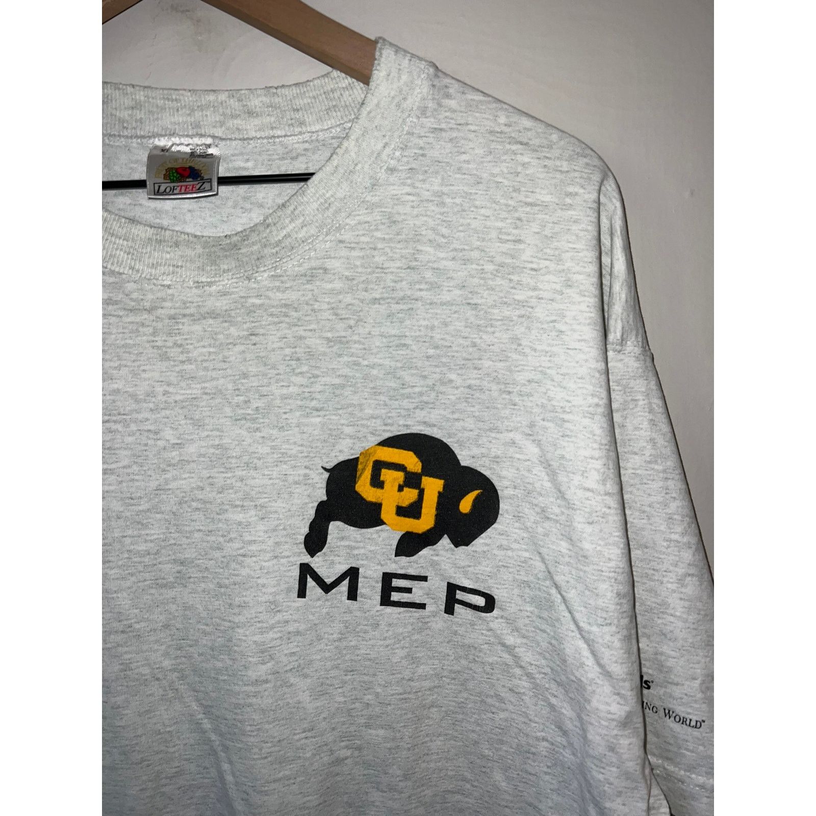 Fruit Of The Loom Vintage CU Shirt MEP Rising Mechanical Engineering 90s XL Size US XL / EU 56 / 4 - 3 Thumbnail