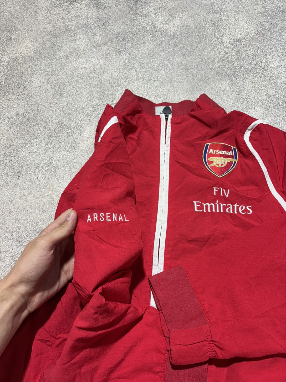 Nike × Vintage Arsenal London Football Soccer Jacket Top Nike Size S Size US S / EU 44-46 / 1 - 5 Thumbnail