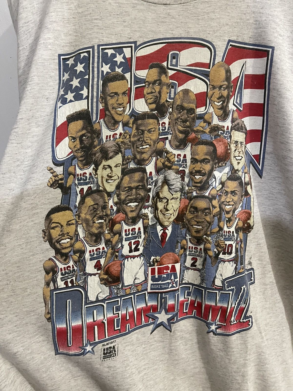 Salem Sportswear × Vintage 🔥USA Basketball Dream Team #SKU-A378 DP Size US XL / EU 56 / 4 - 3 Thumbnail