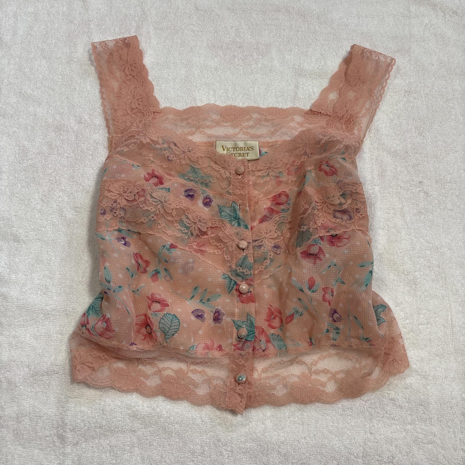 Other vintage gold tag victorias secret lace top Size S / US 4 / IT 40 - 1 Thumbnail