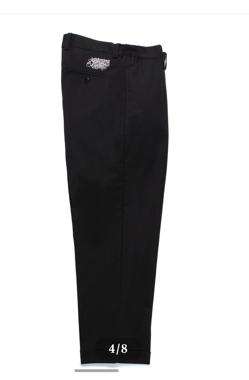 Japanese Brand GAKKIN × BUDSPOOL LINEN WOOL TUCK TROUSERS Size US 32 / EU 48 - 3 Thumbnail