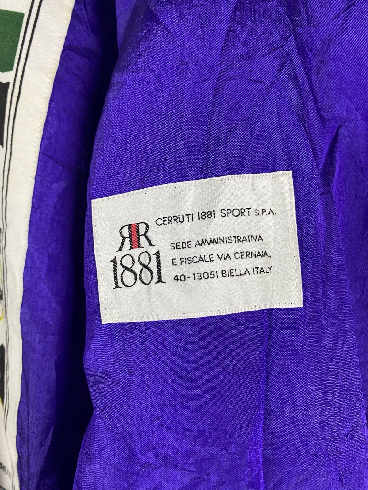 Cerruti 1881 Vintage Cerruti 1881 Sport Windbreaker Burgundy Graphic Ski Size US M / EU 48-50 / 2 - 9 Thumbnail