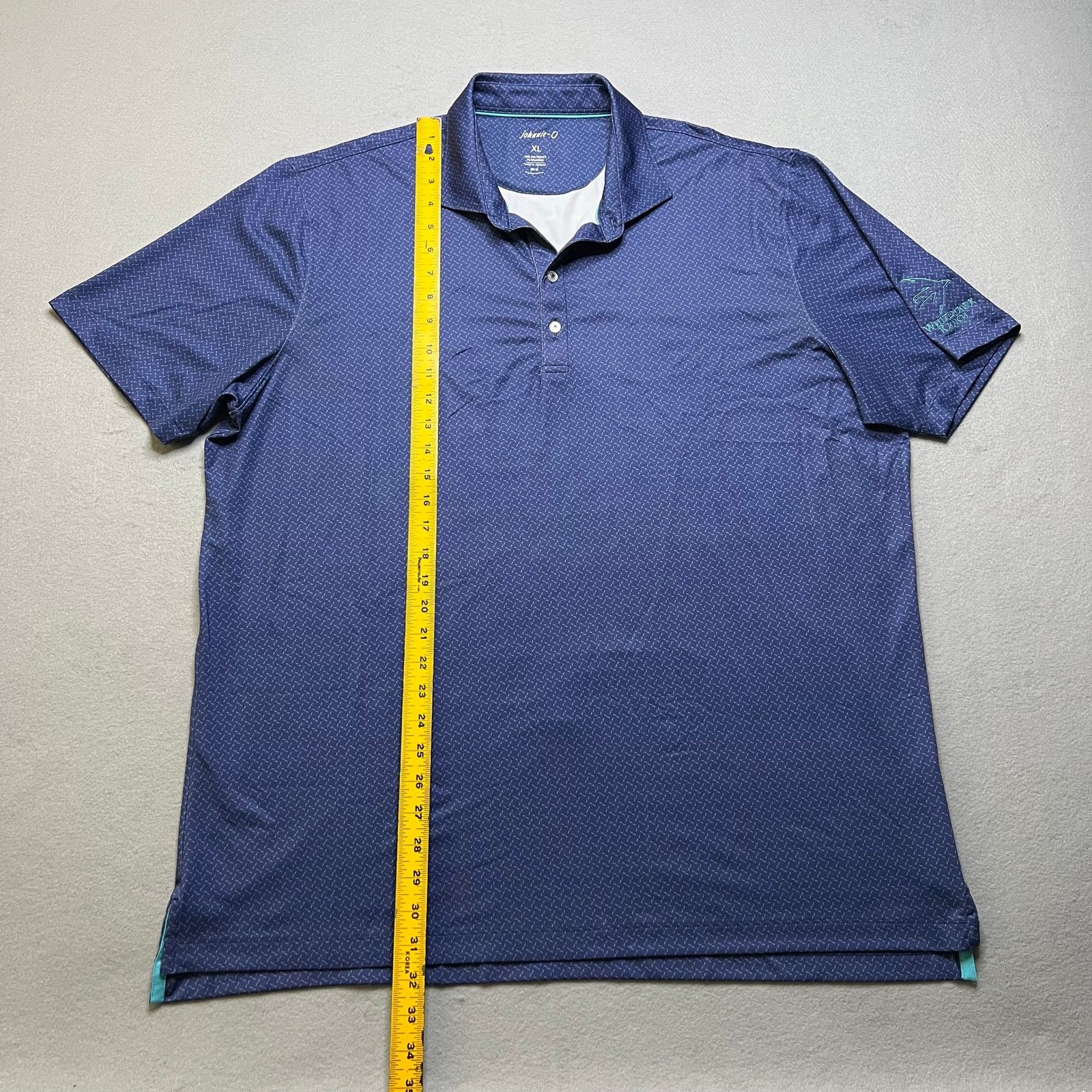johnnie-O Johnnie-O Polo Shirt Men’s XL Geometric UPF 50 White Hawk Size US XL / EU 56 / 4 - 6 Thumbnail