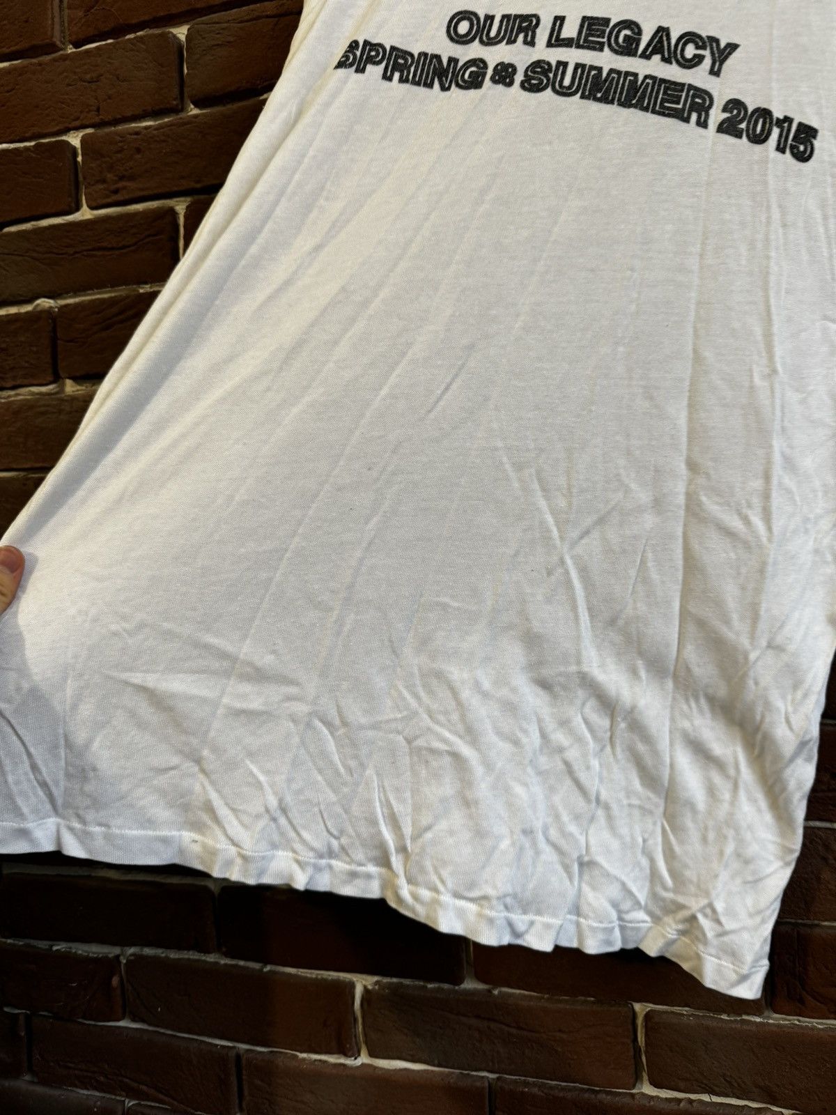Our Legacy Our Legacy SS15 Metal White Ignition Rare XL White tee Hype Size US XL / EU 56 / 4 - 9 Thumbnail