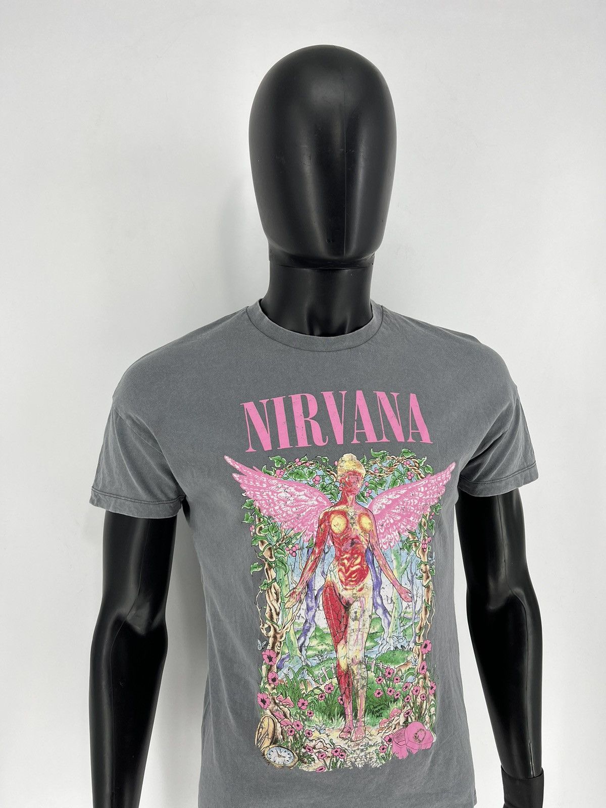 Band Tees Vintage Y2K Nirvana Kurt Cobain Tee Print Band Tour Rock Size US XS / EU 42 / 0 - 3 Thumbnail