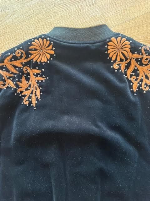 Dries Van Noten Dries Van Noten FW18 Blue Sequin Embroidered Bomber Jacker Size US M / EU 48-50 / 2 - 5 Thumbnail