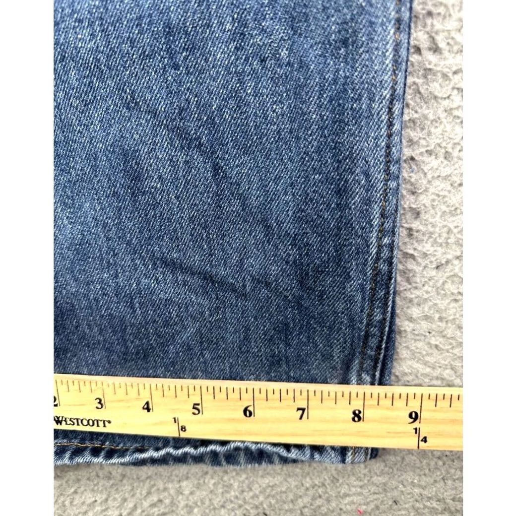 Levi's Levi's 505 Jeans Mens 36X32 Blue Regular Fit Straight Denim Pants Red Tab Pocket Size US 36 / EU 52 - 7 Thumbnail