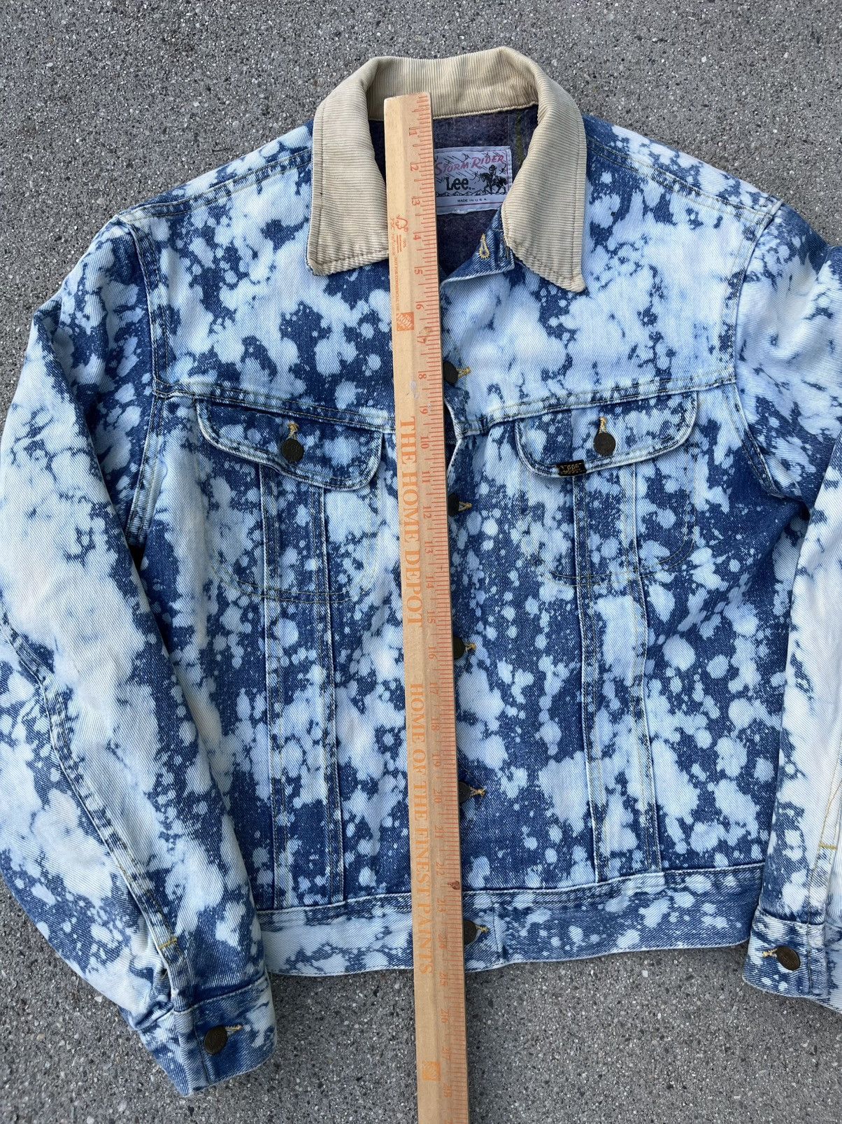 Lee Vintage Lee Storm Rider Wool Blanket Lined Denim Jean Jacket Size US M / EU 48-50 / 2 - 7 Thumbnail