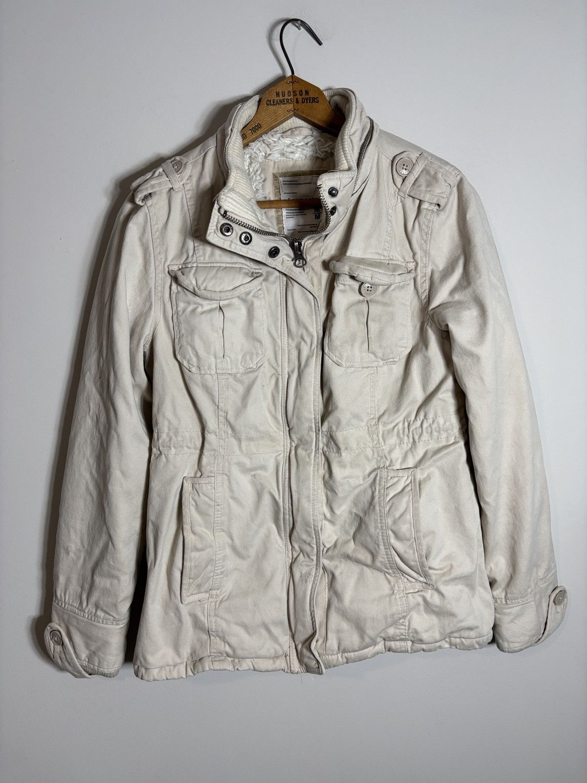 Aeropostale Vintage Y2K Aeropostale Fur Lined Bomber Bella Swan Size M / US 6-8 / IT 42-44 - 1 Thumbnail