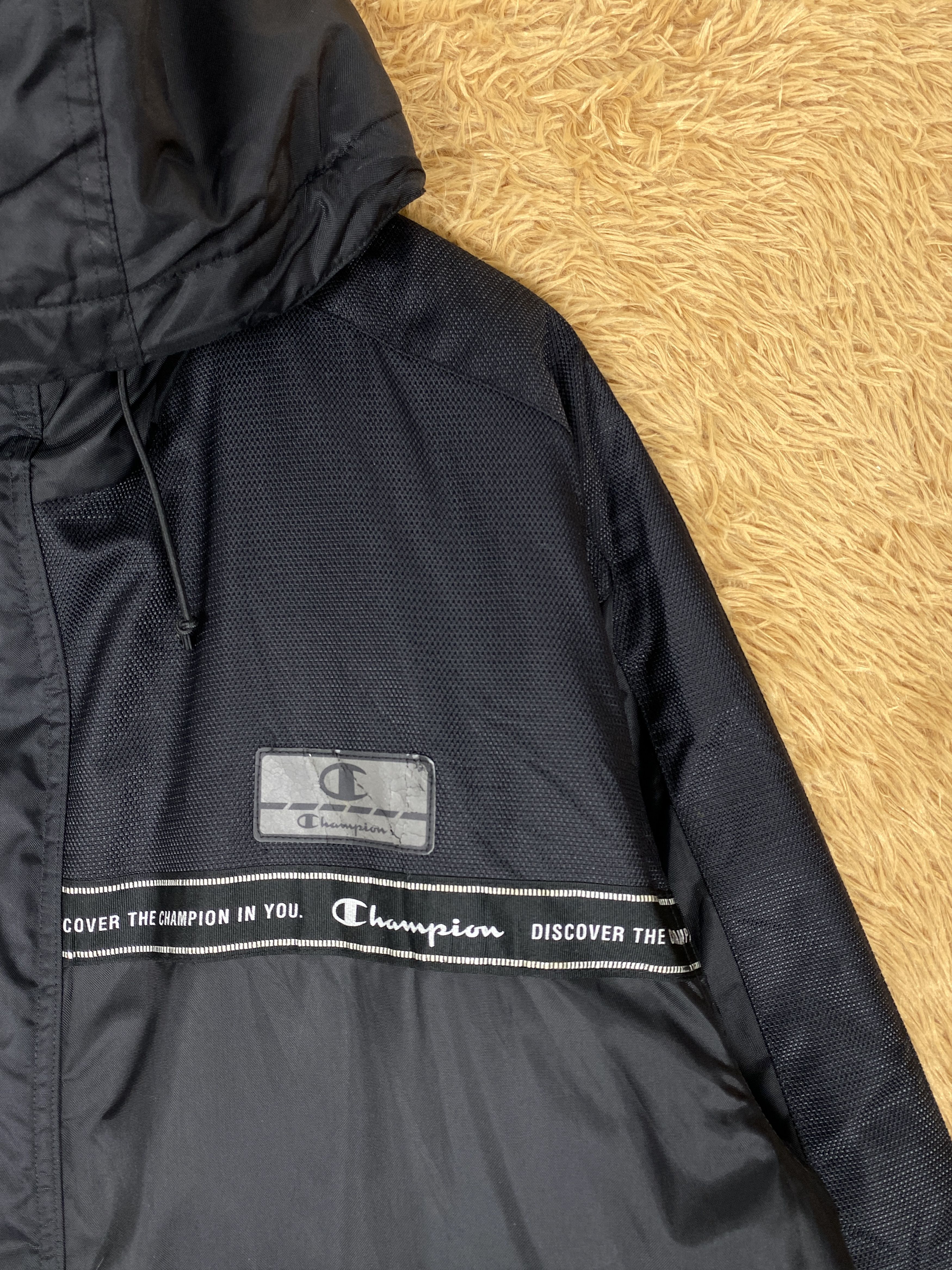 Champion Vintage Champion Hoodie Long Jacket J2289 Size US L / EU 52-54 / 3 - 3 Thumbnail
