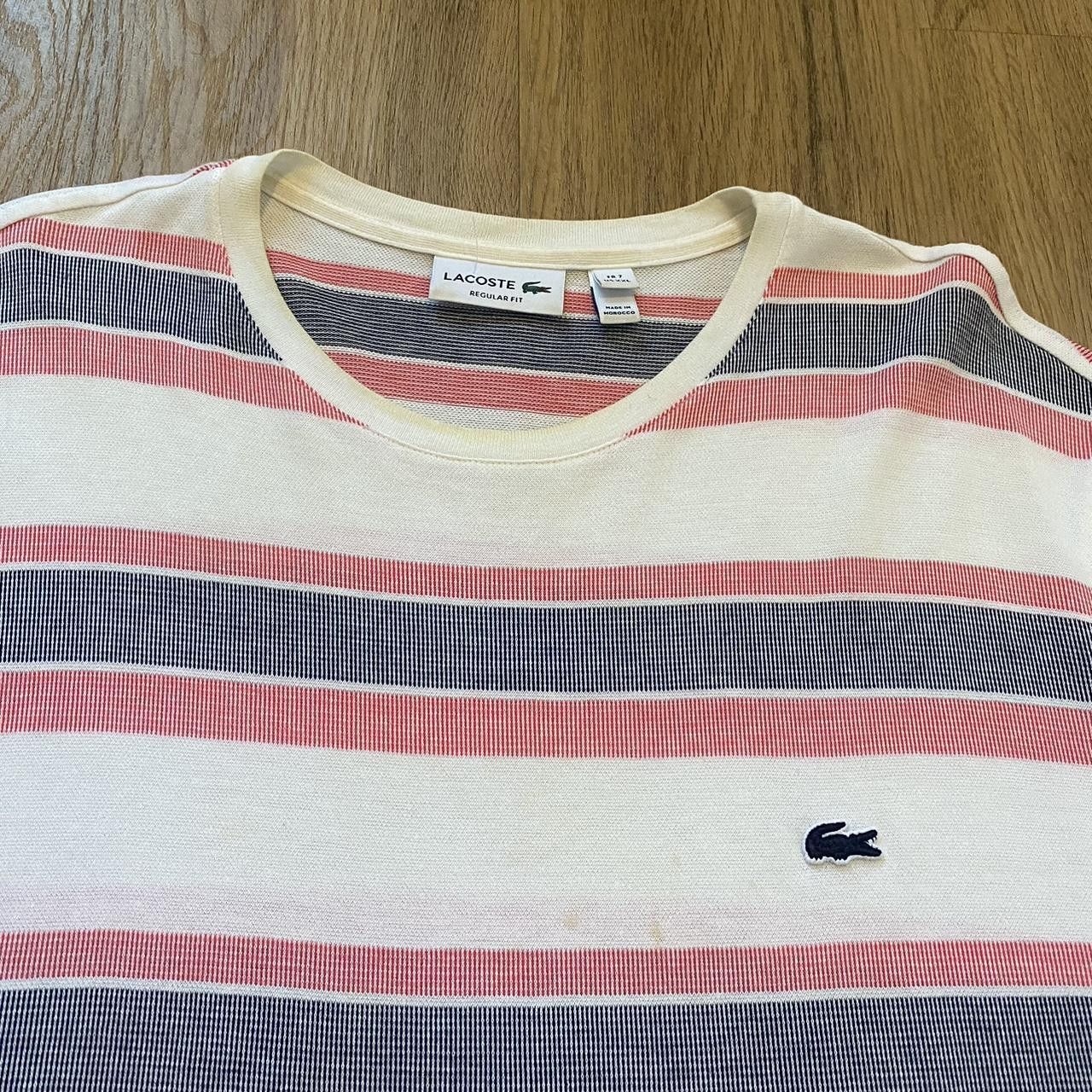 Lacoste Lacoste multi-coloured striped tee Sportswear Size US XXL / EU 58 / 5 - 3 Thumbnail