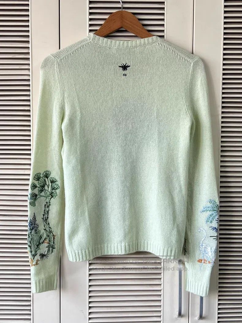 Dior Dior Cashmere embroidered sweater Size XS / US 0-2 / IT 36-38 - 2 Thumbnail