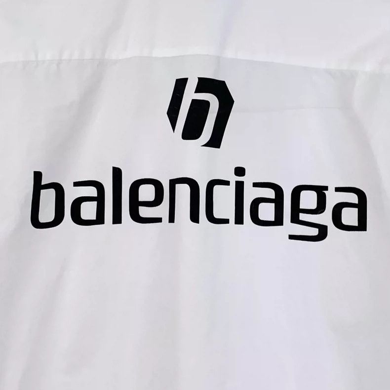 Other Balenciaga size 38 White logo monogrammed cotton lapel sin Size US S / EU 44-46 / 1 - 5 Thumbnail