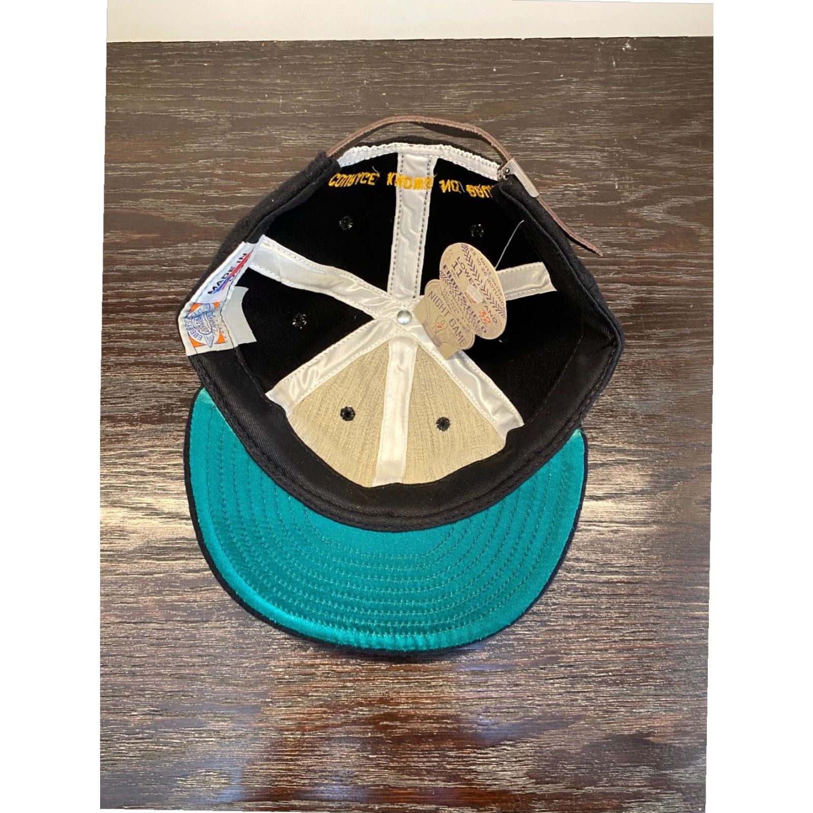 Ebbets Field Flannels Ebbets Field Flannels Black Wool Baseball Cap Adjustable One Size Mens Size ONE SIZE - 6 Thumbnail