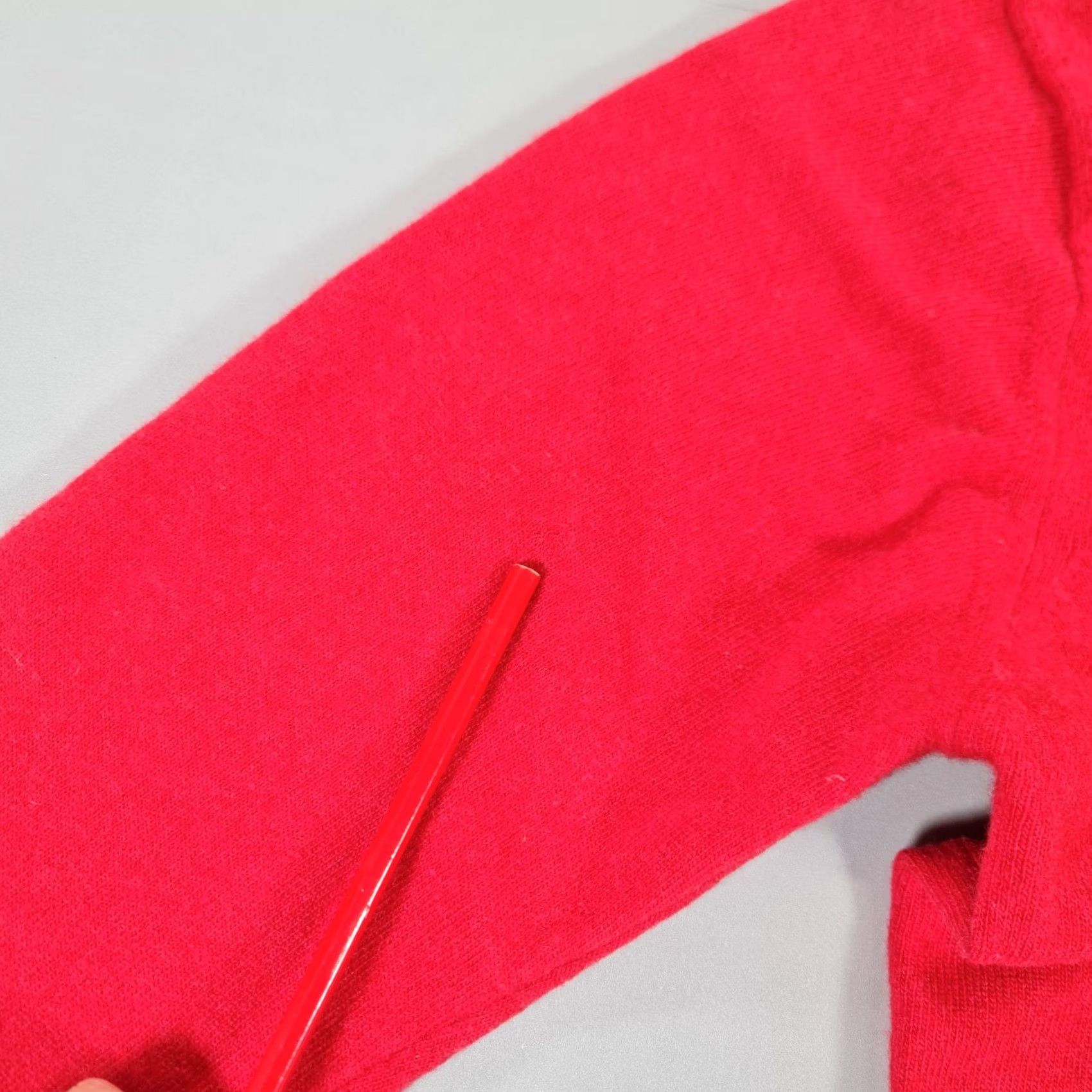 Gant Gant Mens Jumper Red Medium 100% Lambswool V Neck Knit Pullover Size US M / EU 48-50 / 2 - 7 Thumbnail