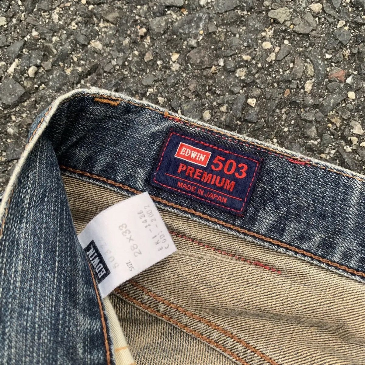 Edwin Vintage Edwin 503 Jeans Earth Tone 28x32 Faded Denim Pants Size US 28 / EU 44 - 6 Thumbnail