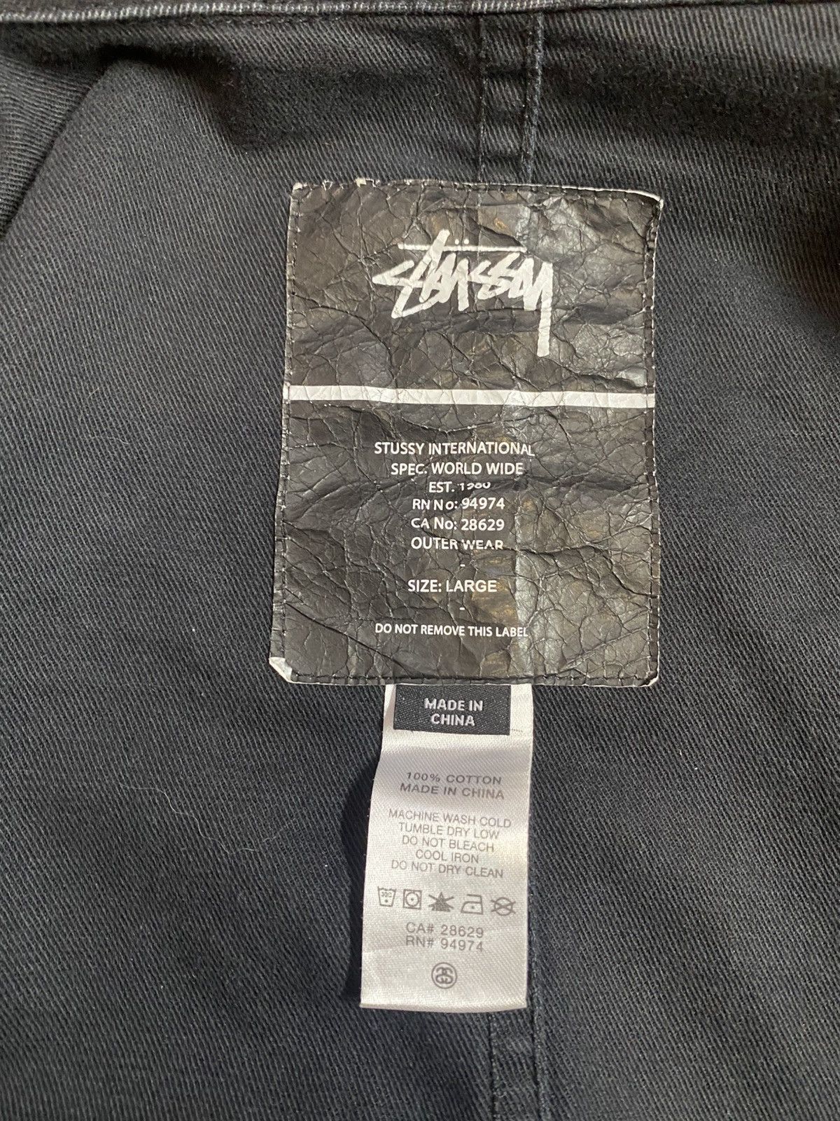 Stussy Vintage Stüssy Jacket International Spec World Wide M-65 Size US L / EU 52-54 / 3 - 13 Thumbnail