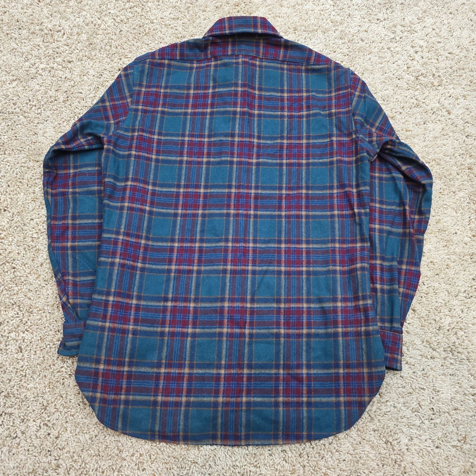 Pendleton Vintage Pendleton Wool Flannel Shirt Elbow Patch Medium Size US M / EU 48-50 / 2 - 9 Thumbnail