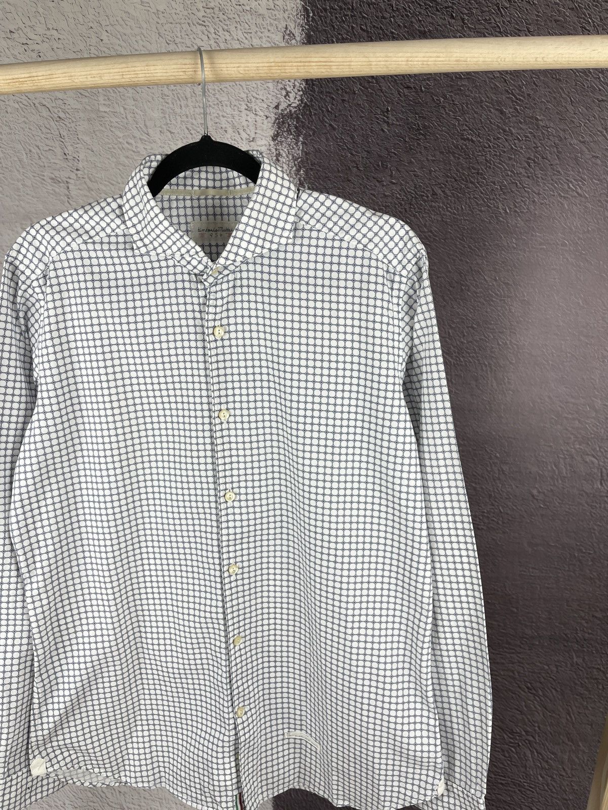 Tintoria Mattei Tintoria Mattei 954 pattern Italian long sleeve shirt Size US L / EU 52-54 / 3 - 6 Thumbnail
