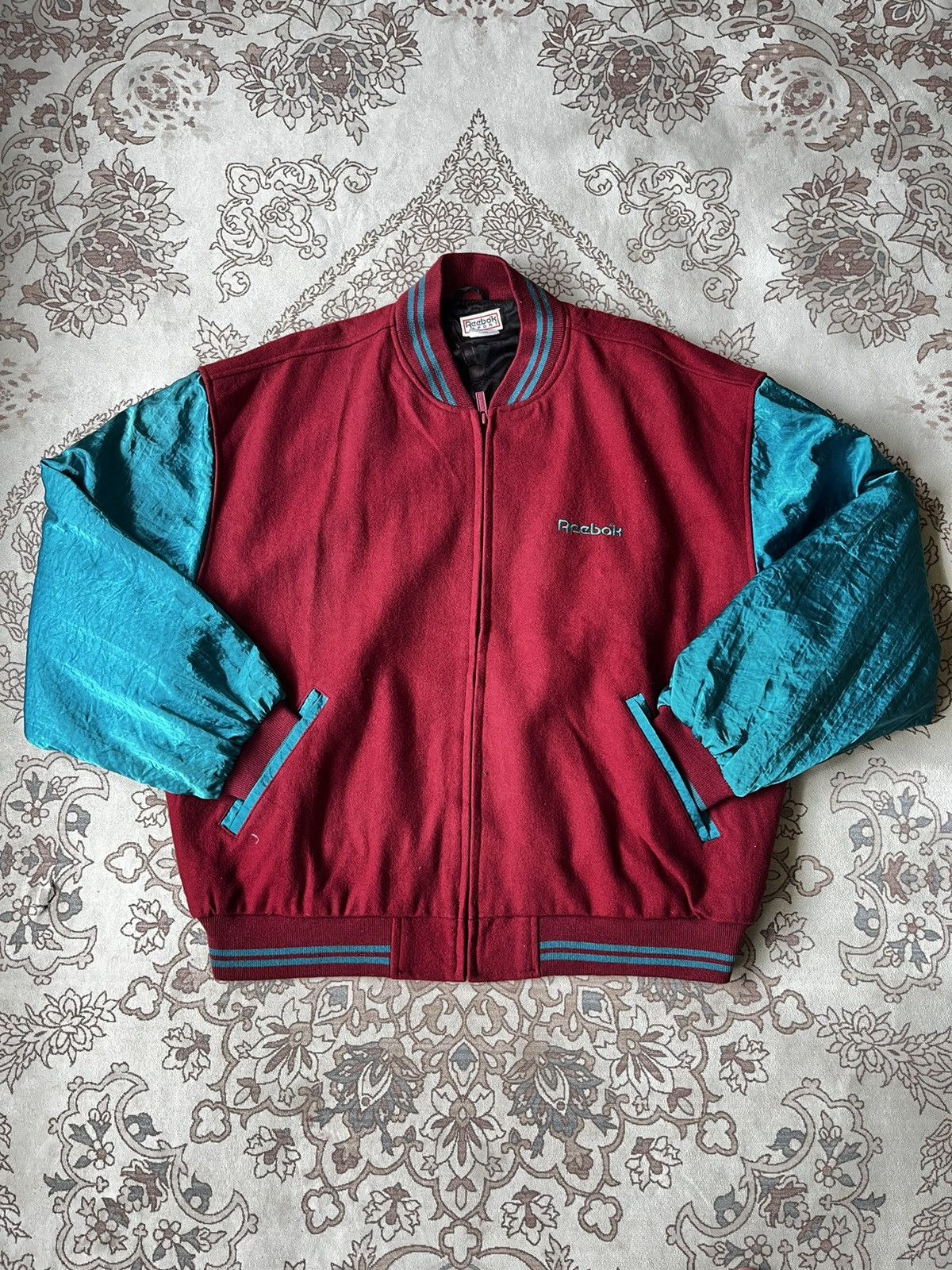 Reebok × Vintage Reebok Bomber Jacket Size US L / EU 52-54 / 3 - 2 Thumbnail