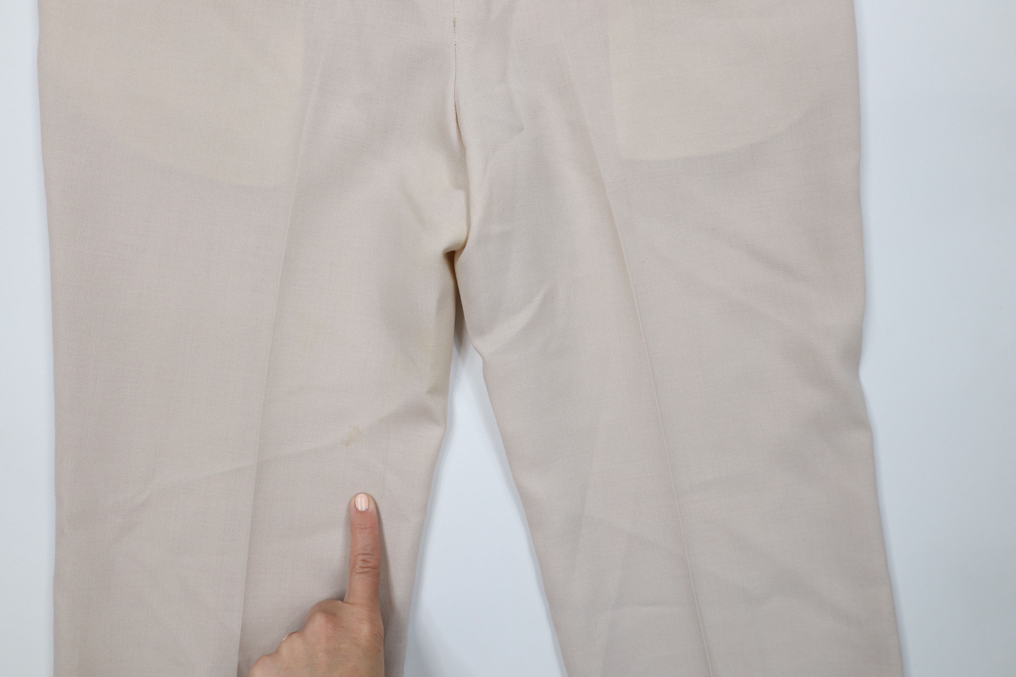 Vintage Vintage 70s Streetwear Knit Wide Leg Chino Pants Beige USA Size US 38 / EU 54 - 15 Thumbnail