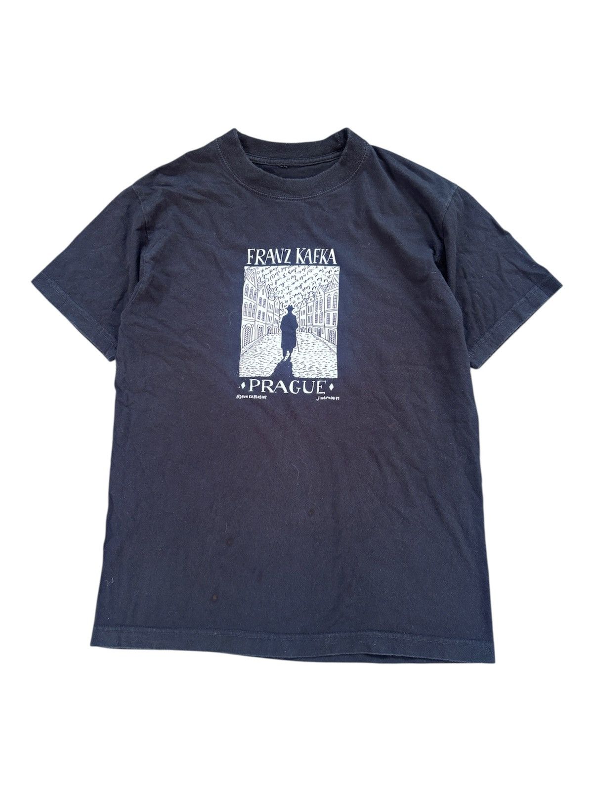 Band Tees × Vintage Vintage Franz Kafka Prague Tee Size US S / EU 44-46 / 1 - 1 Thumbnail