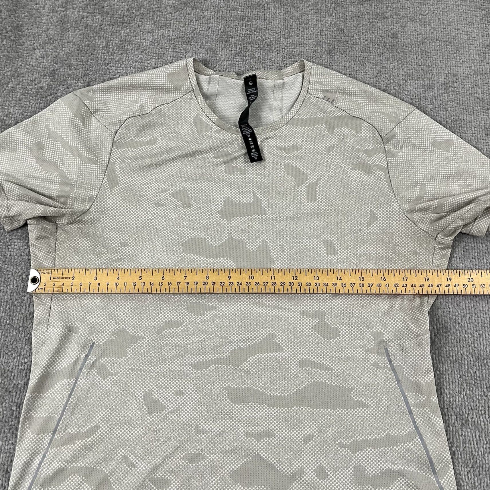 Lululemon VINTAGELULULEMON Shirt Mens Small Brown Camo Fast Free Training Workout Running Gym Size US S / EU 44-46 / 1 - 6 Thumbnail
