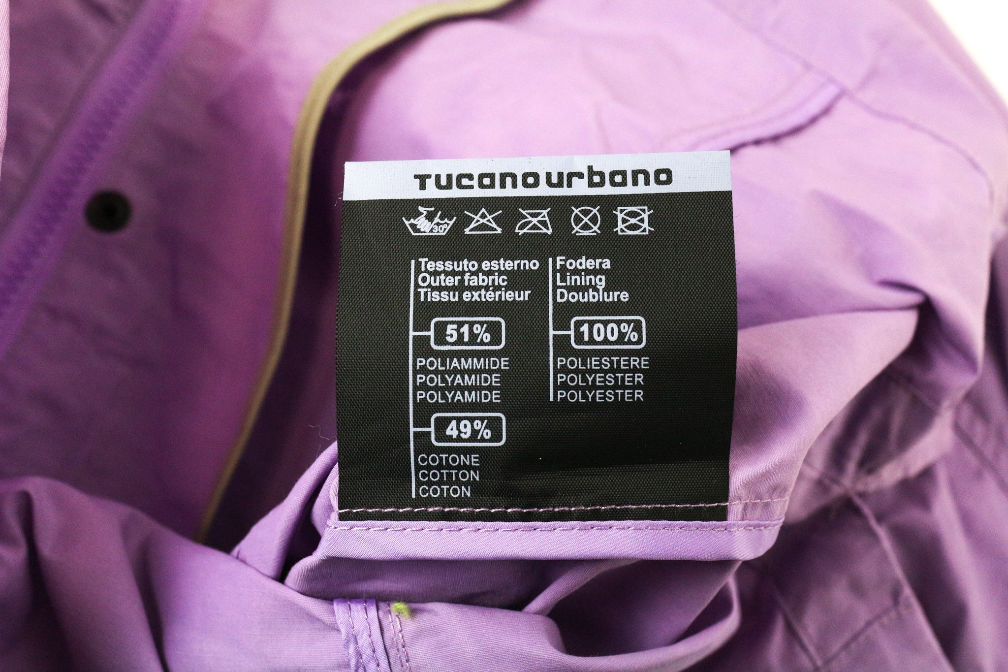 Other DEMETRA IT42 Purple Cotton Blend Motorbike Jacket 75391 Size XL / US 12-14 / IT 48-50 - 8 Thumbnail