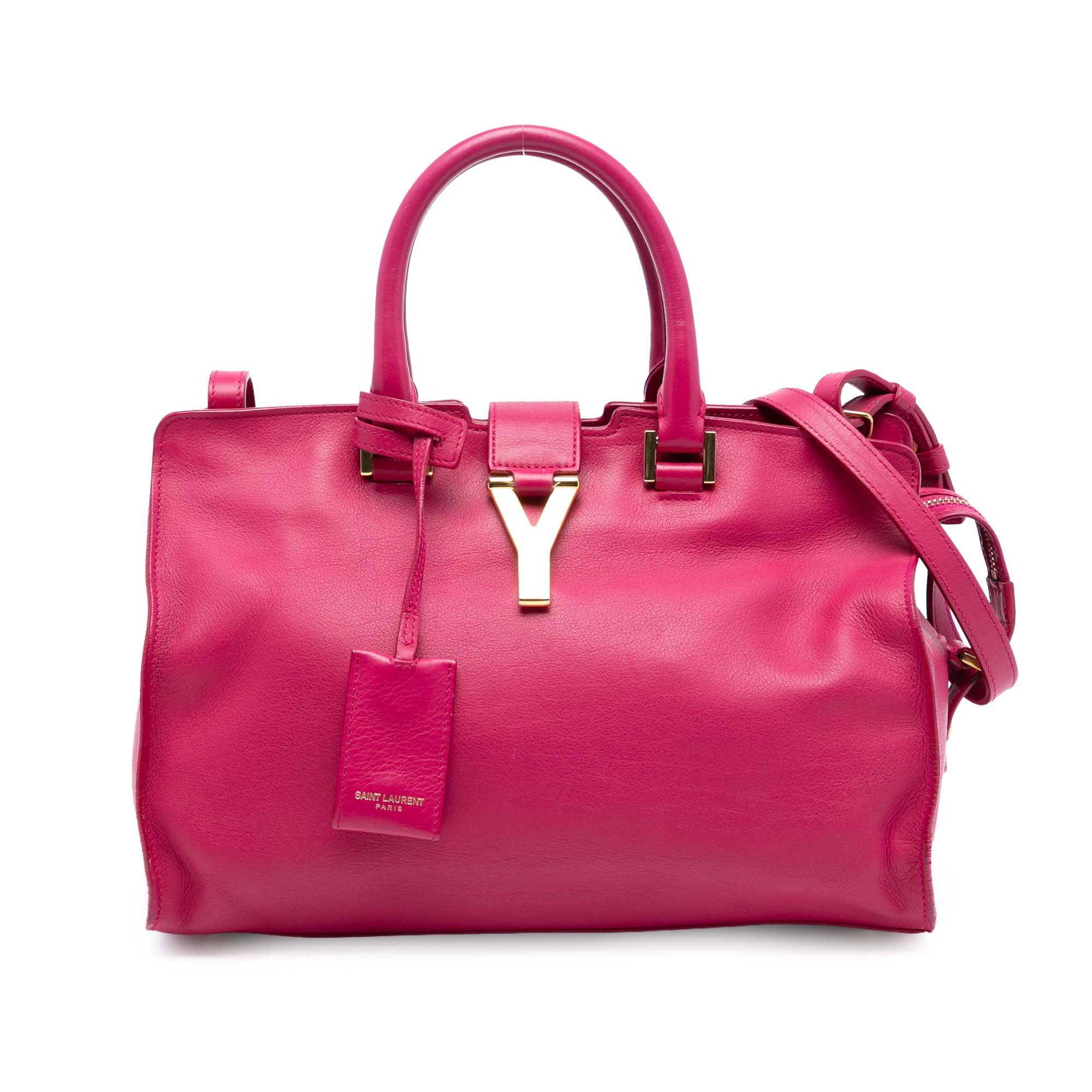 Yves Saint Laurent Yves Saint Laurent Small Calfskin Cabas Chyc Satchel Size ONE SIZE - 1 Thumbnail