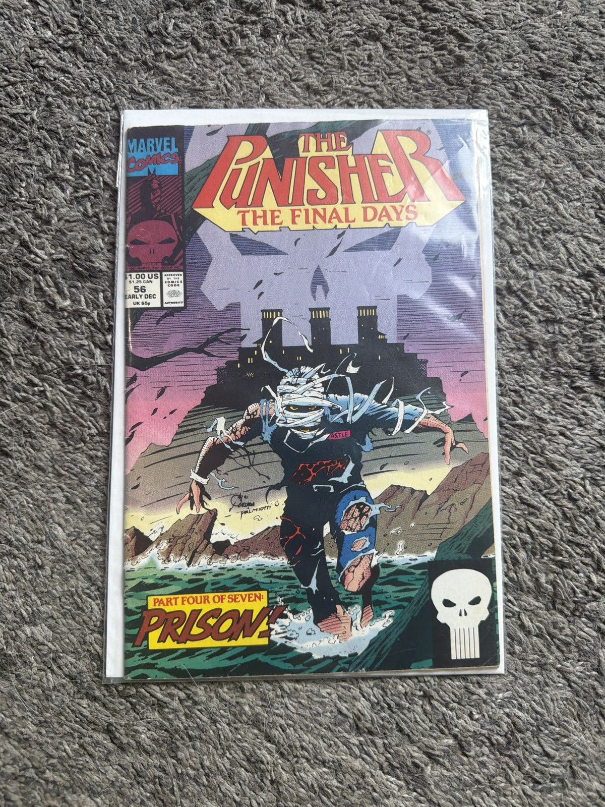 Marvel Comics 1991 Marvel Comics The Punisher Vol. 2 #56 Comic Book Size ONE SIZE - 1 Thumbnail