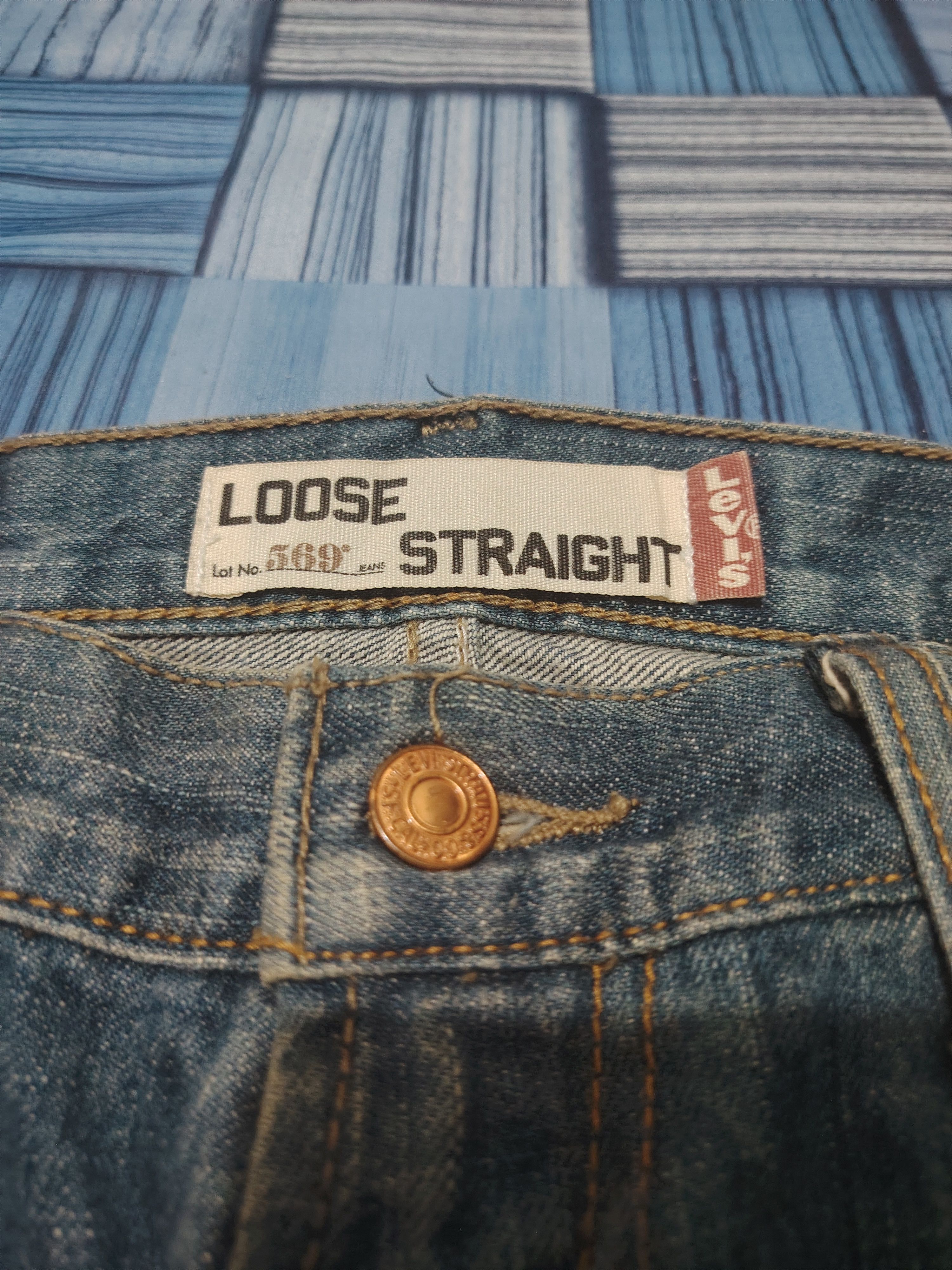 Levi's Japanese Levi's Loose Straight Distressed Denim Size US 30 / EU 46 - 3 Thumbnail