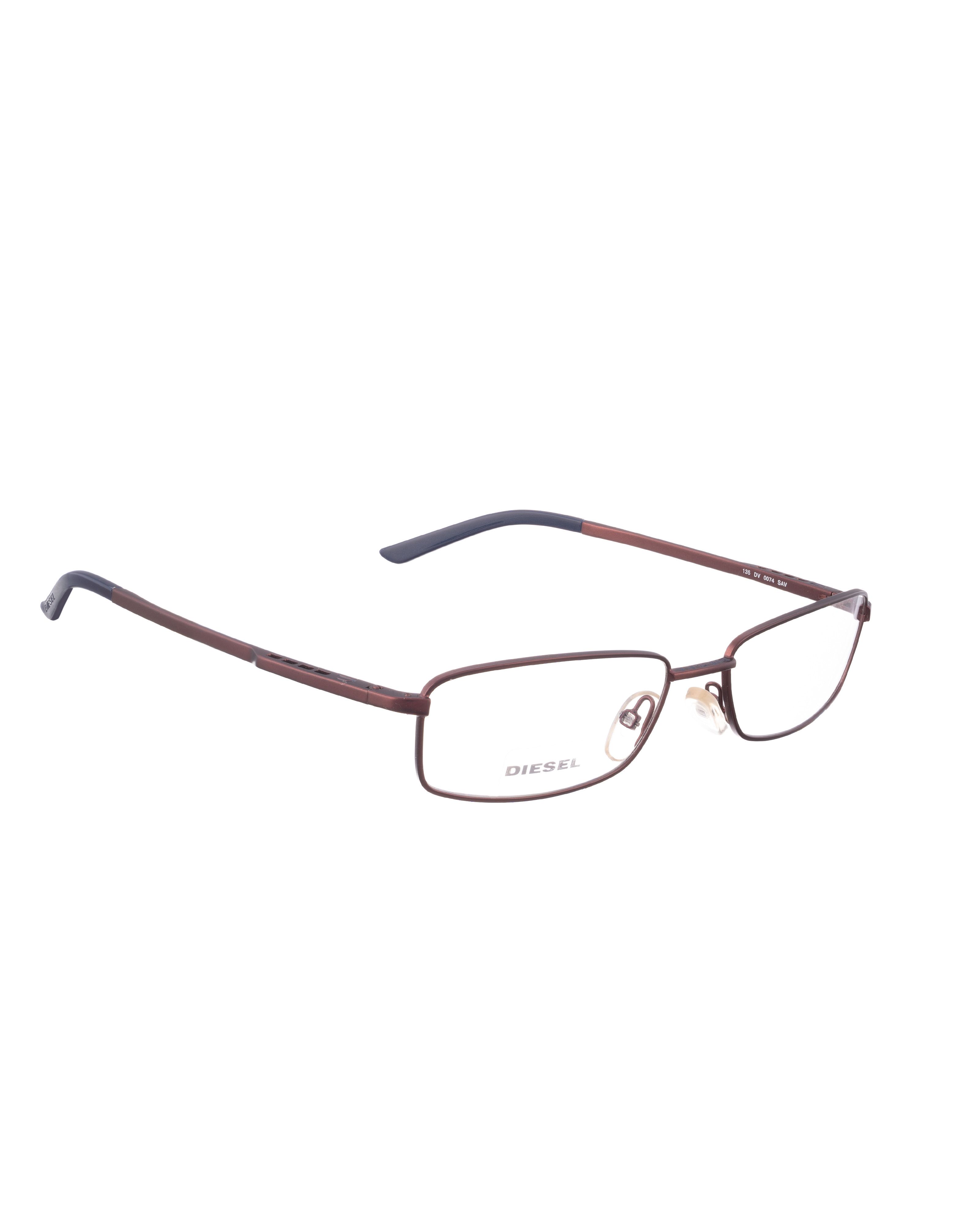 Diesel Diesel 90s Burgundy Purple Metallic Glasses Size ONE SIZE - 1 Thumbnail