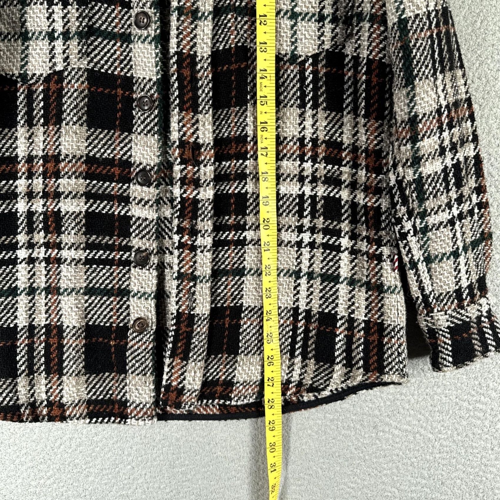Vintage VINTAGE Freemans Sporting Club Shirt Jacket Mens XS Plaid Wool Blend USA FSC Shacket Size US XS / EU 42 / 0 - 5 Thumbnail