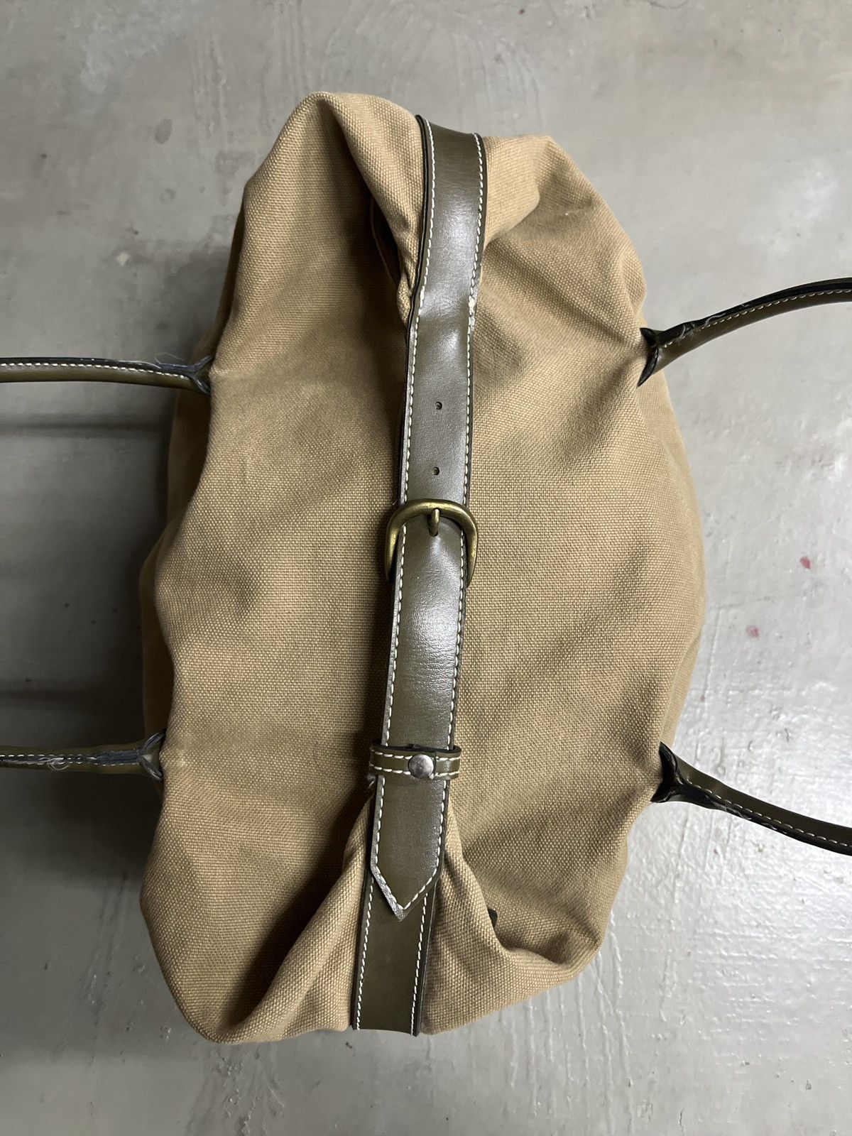 If Six Was Nine Vintage Comme Ca Duck Canvas Duffle Bowling Boston Bag Size ONE SIZE - 16 Thumbnail