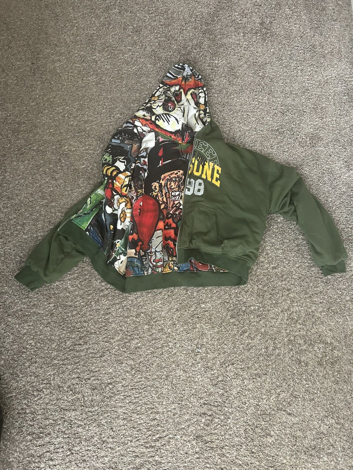 Plus One Clothing Green Plus one hoodie Size US XL / EU 56 / 4 - 2 Thumbnail