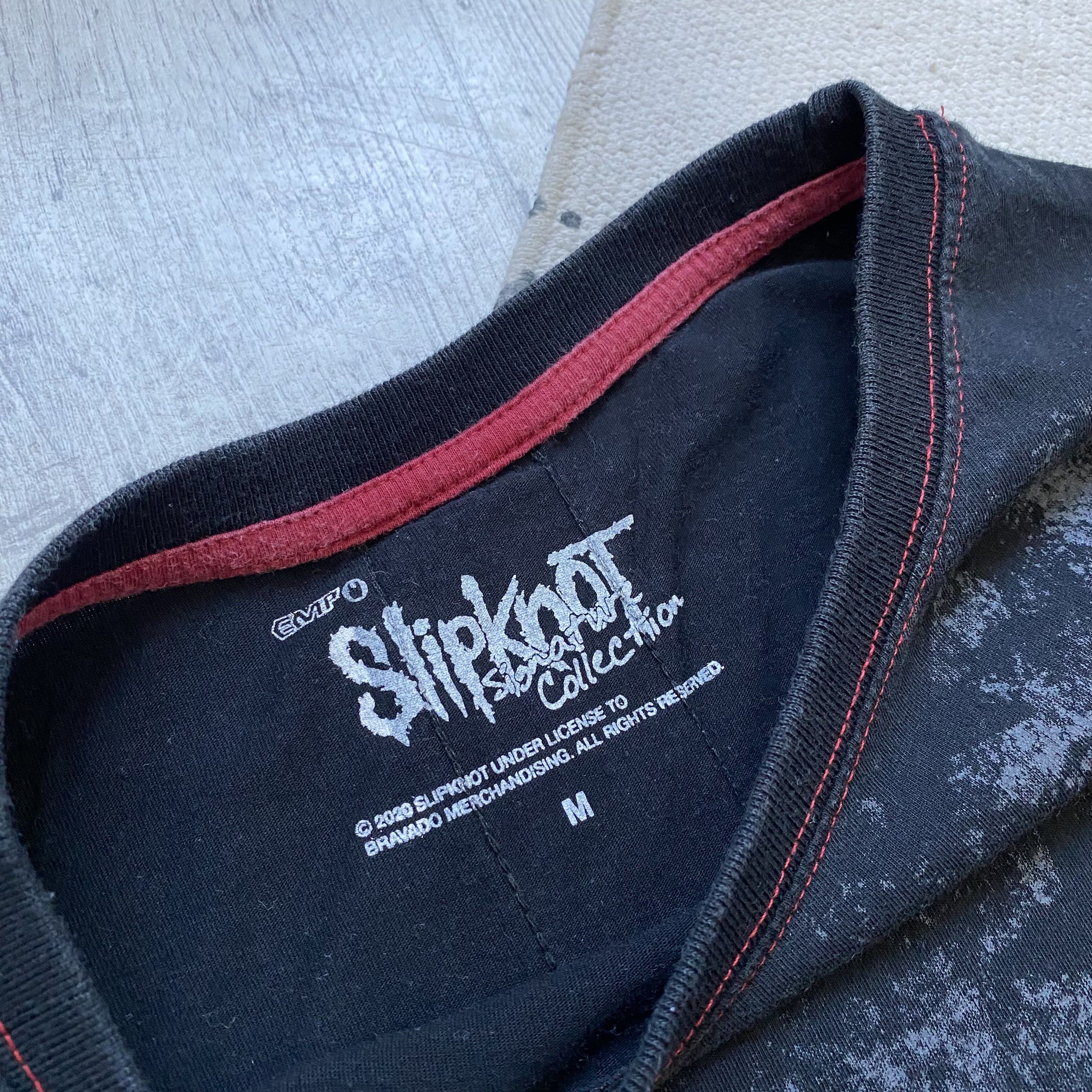 Band Tees 💀 Rock Band Tee Slipknot Overprint T-shirt heavymetall Size US M / EU 48-50 / 2 - 6 Thumbnail