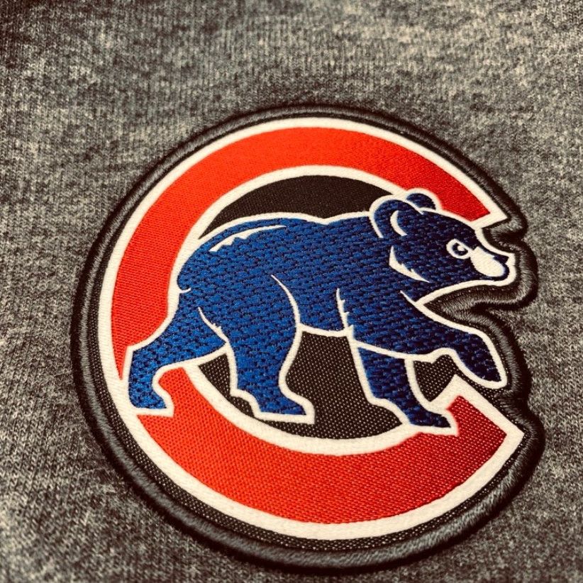 Nike NIKE BSBL CHICAGO CUBS Mens Large Hoodie Gray Chest Pocket Heavy Sweatshirt 8215 Size US L / EU 52-54 / 3 - 7 Thumbnail
