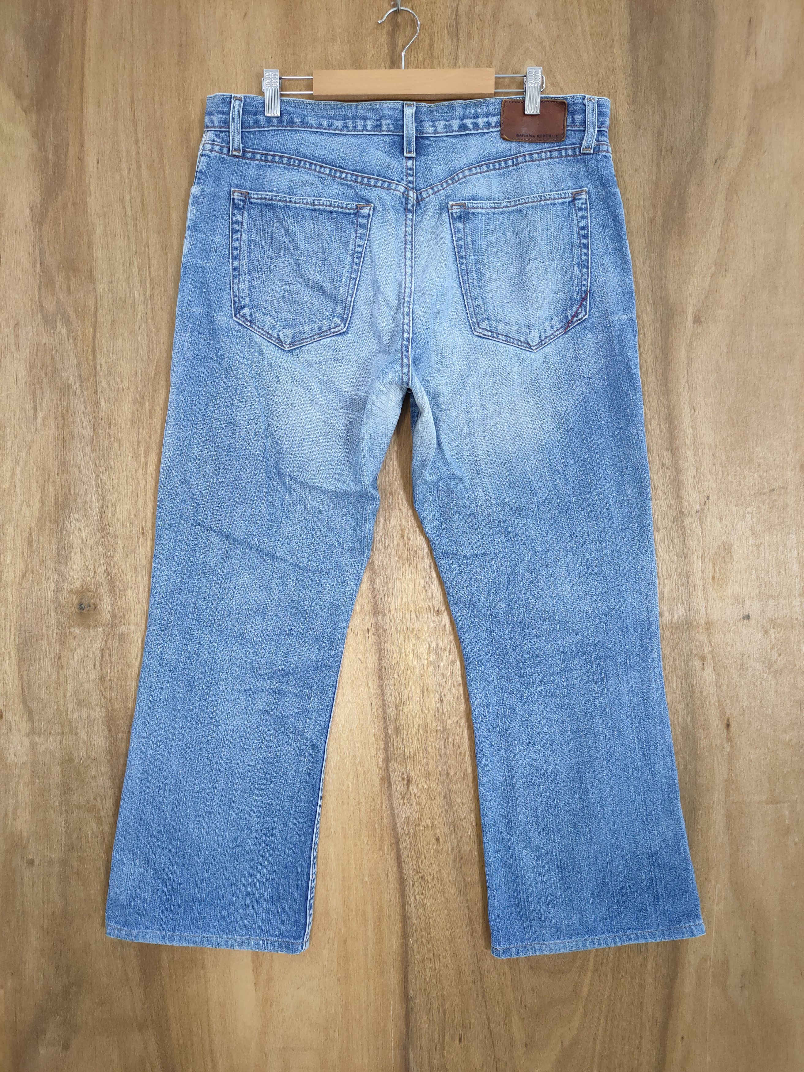 Banana Republic VINTAGE BANANA REPUBLIC DISTRESSED JEANS PANTS Size US 34 / EU 50 - 2 Thumbnail