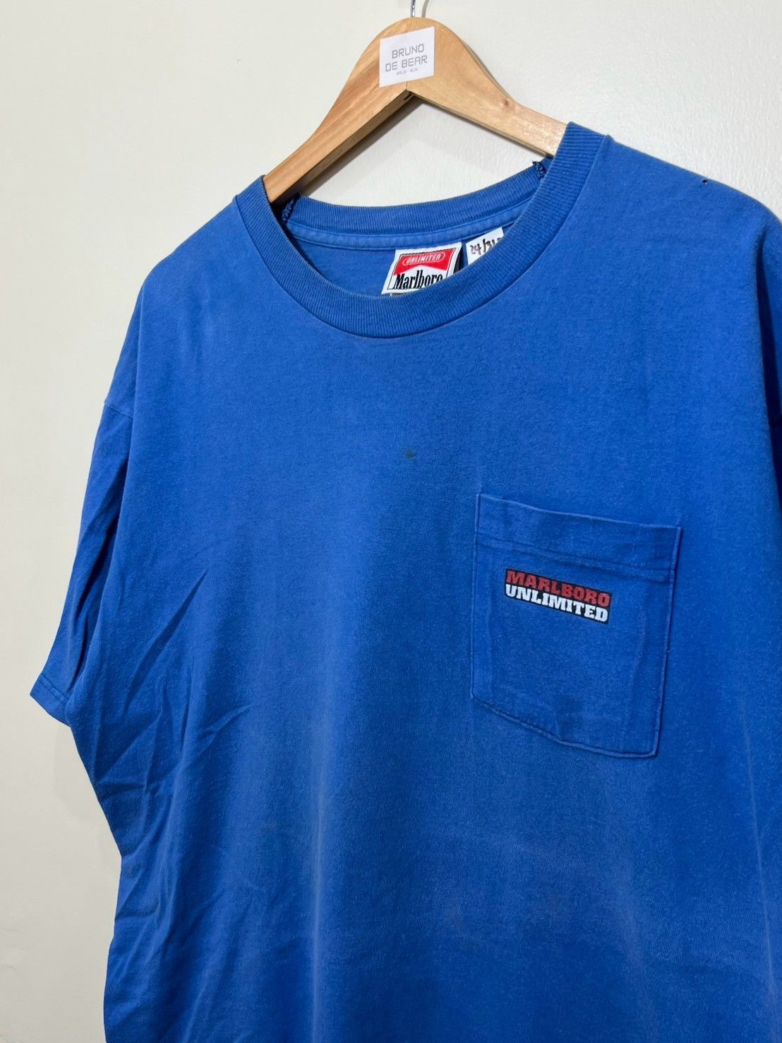 Marlboro × Marlboro Unlimited × Vintage Vintage 90's Marlboro Unlimited Shirt pocket bnz01 Size US XL / EU 56 / 4 - 2 Thumbnail