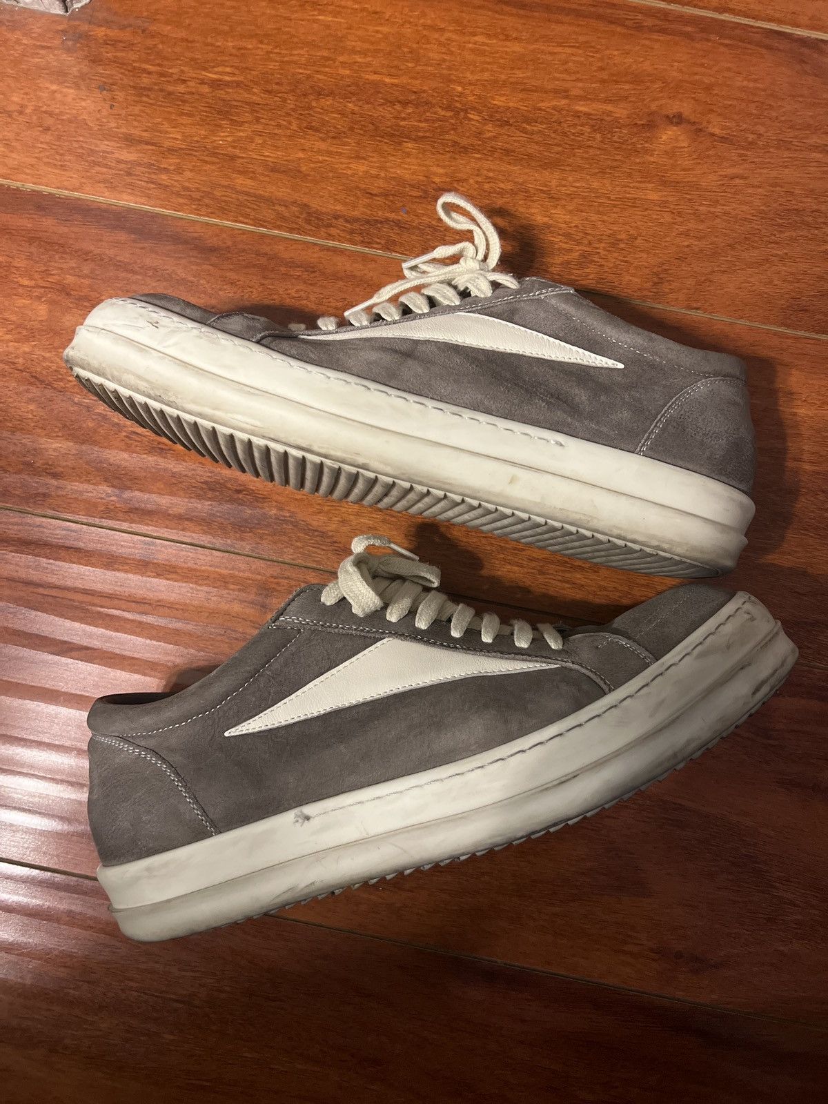 image of Rick Owens “Vans” Vintage Low Dust Shoes in Dark Dust, Men's (Size 10)