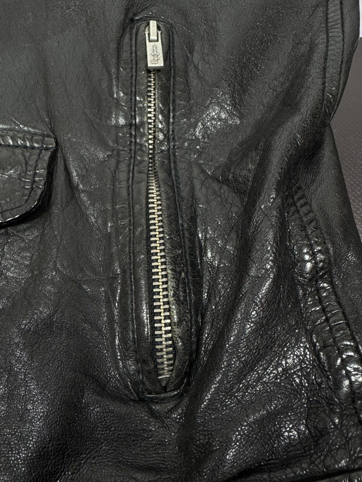 Other × Pepe Jeans × Vintage Pepe Jeans Lather Jacket Size US XL / EU 56 / 4 - 16 Thumbnail