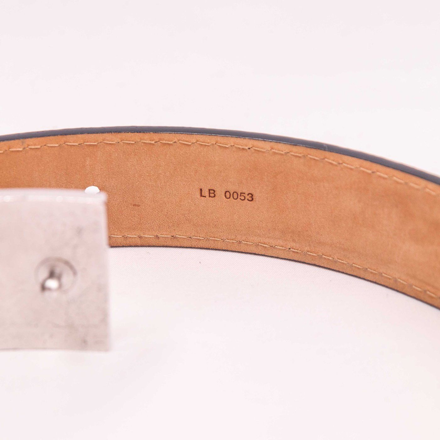 Louis Vuitton Louis Vuitton Travelling Requisites Black Leather Belt Size ONE SIZE - 7 Thumbnail